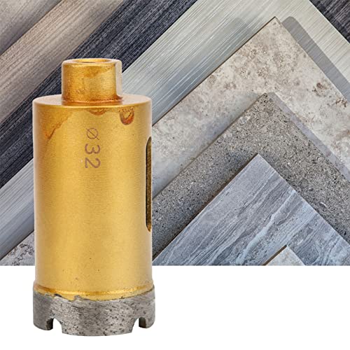 Hyuduo Hole Saw Saw Higable Gread für Marmorkeramikfliesen. Winkelschleifer Schneidwerkzeug für Stein Jade 30 Mm (Gesinterter Winkelschleifer-Lochöffner 32 mm) von Hyuduo