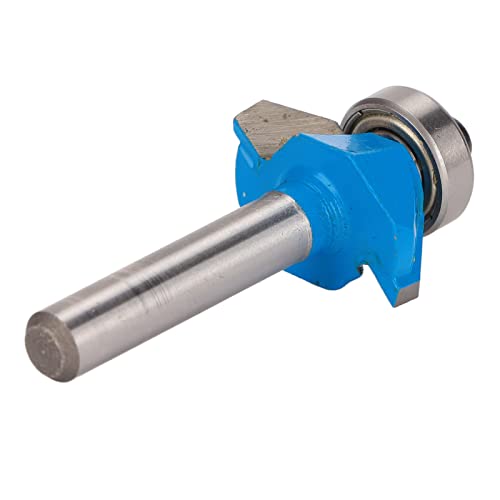 Hyuduo Holzbearbeitungsrouter Bit 45 Grad 1/4in Runde Schaftschungsstromwerkzeug für Genaue Gehrungsfugen (1/4*5/16) von Hyuduo