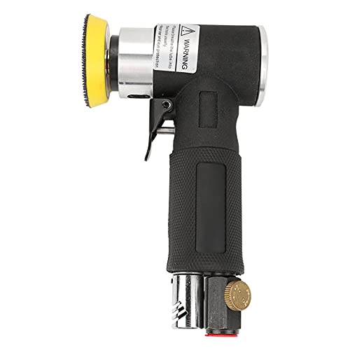 Hyuduo Mini Air Winkelpolierer, Druckluft Polierer, 16000rpm 90 Grad Pneumatischer Polierpuffer Tragbare Hochgeschwindigkeitsschleifmaschine mit 2 Zoll 3 Zoll Schleifblock von Hyuduo
