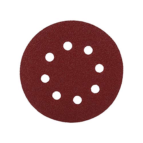 Hyuduo Professionelle 10pcs 125 Mm Rote Schleifscheiben 8 Loch 601000# Grit Sandpapiere Zur Reparatur von Hardware (100#) von Hyuduo