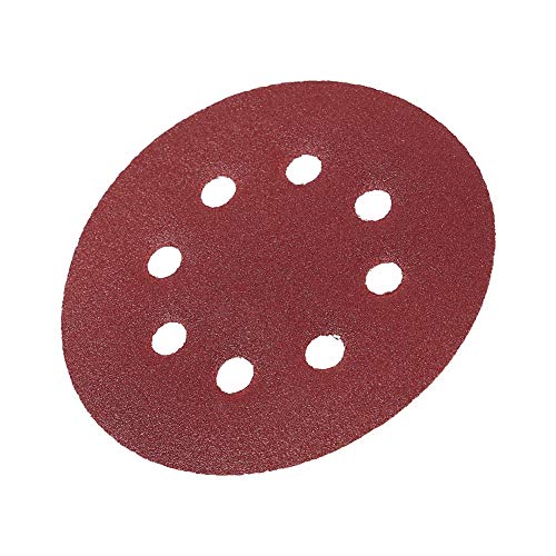 Hyuduo Professionelle 10pcs 125 Mm Rote Schleifscheiben 8 Loch 601000# Grit Sandpapiere Zur Reparatur von Hardware (120#) von Hyuduo