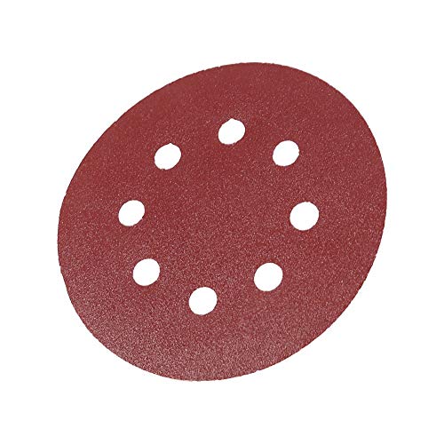 Hyuduo Professionelle 10pcs 125 Mm Rote Schleifscheiben 8 Loch 601000# Grit Sandpapiere Zur Reparatur von Hardware (150#) von Hyuduo