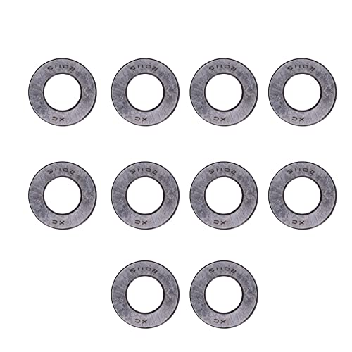 Hyuduo Pushing -Kugellager -Kit mit Abnehmbaren Miniatur Axial Metall Lagern Hoher Präzision, Geeignet für Vertikale Wasserpumpen, Sockel, Low Feed Reduzierer (51102) von Hyuduo