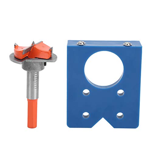 Hyuduo Scharnier -Loch -Öffner Bohrer Jig 35mm ABS Plastik und Leichtmetallbohrer für Möbeltürschrankscharnier mit Einfacher Installation Fixes Stanzen ohne Verschiebung Hyuduo Scharnier -Loch -Öffner Bohrer Jig 35mm ABS Plastik und Leichtmetallbohrer für Möbeltürschrankscharnier mit Einfacher Installation Fixes Stanzen ohne Verschiebung von Hyuduo