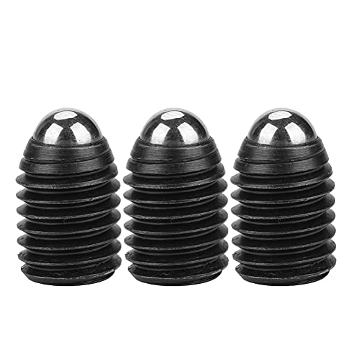 Hyuduo Schraubengewinde -Sechskant -Sockel Kohlenstoffstahlkugel Federklotz für Mechanische Geräte 10pcs (M12*16 (10pcs)) von Hyuduo