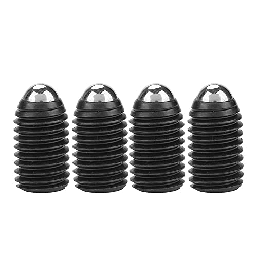 Hyuduo Schraubengewinde -Sechskant -Sockel Kohlenstoffstahlkugel Federklotz für Mechanische Geräte 10pcs (M12*20 (10pcs)) von Hyuduo
