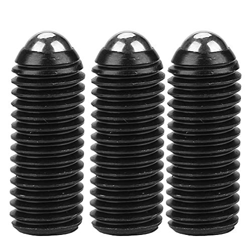Hyuduo Schraubengewinde -Sechskant -Sockel Kohlenstoffstahlkugel Federklotz für Mechanische Geräte 10pcs (M12*30 (10pcs)) von Hyuduo