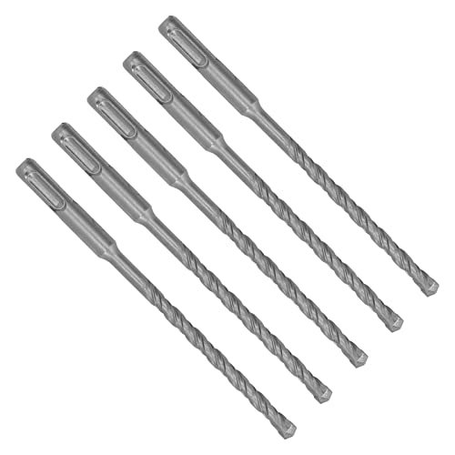 Hyuduo Selbstzentrierende Carbid -Spitze -Aufprallbohrer 160 Mm 2 Flöte Hammerbohrer 5 Stcs für Bohrsteine Beton Beton (7mm) von Hyuduo
