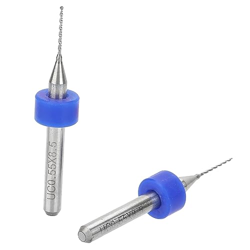 Hyuduo Set von Gedruckten Bits, Mini -Dauer mit Hoher Härte Carbidwälder Zur Entfernung von Glatten, 10pcs (0,55 mm) von Hyuduo
