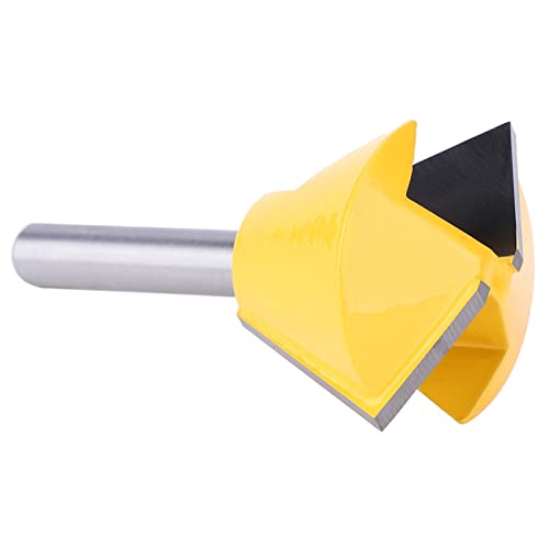 Hyuduo Y8 Legierung 8mm Shank Vogelmund Router Bit für Holzbearbeitungsschneider, Aufwärtsflächenschnitte, Hexaedrale und Oktaedrische Bearbeitung für -Enthusiasten (Acht Seiten) von Hyuduo