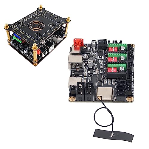 MKS DLC32 Motherboard, Offline-Steuerung für Graviermaschinen, 32 Bit, WLAN/BT, 2,4/3,5 Zoll Touchscreen, Unterstützt Webseiten- und Mobile APP-Steuerung, für GRBLaser von Hyuduo