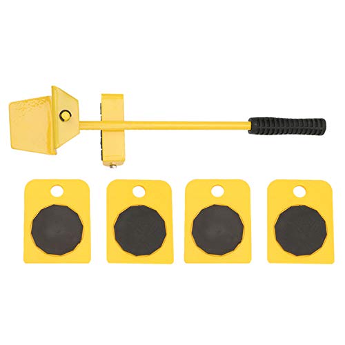 Möbeltransportset Gelb Easy Furniture Lifter Moving Plate Arbeitssparende Mover-Moving-Tools für schwere Gegenstände mit einem Gewicht von 150 kg Umfassendes Werkzeugset von Hyuduo