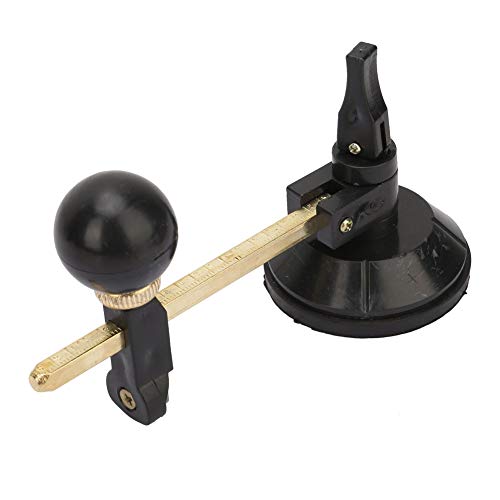 Robuster Glasschneider 6 Radkompasse Kreisförmige Schnittschneider für Glaszeichnungskreis, Lampenmaschine und Klimaanlagen -Schornsteinöffnung (Durchmesser 20 cm) von Hyuduo