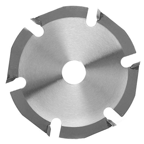 Hyuduo Schleifscheibe für Holz Speedcutter 125 mm, Klinge aus Wolframkarbid, Holzscheibe mit 3 Zähnen Tct für Winkelschleifer, die Klinge des von Hyuduo