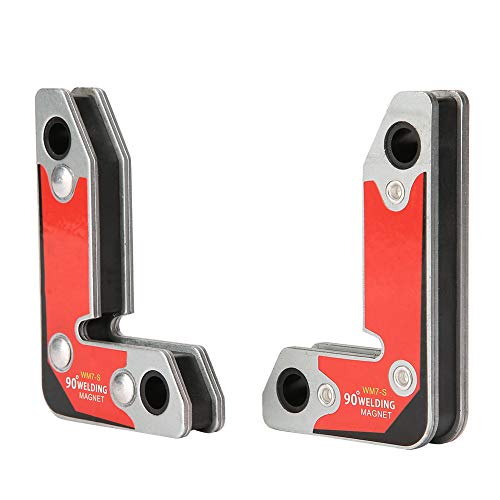 Schweißklemme, 2pcs WM7-S Magnetschweißung FXTURE INNE/AUSSCHER MAGNET Schweißschweißklemmhalter Fixer Schweißer Werkzeug 30/60/90 Grad, Hardwareclampvise von Hyuduo