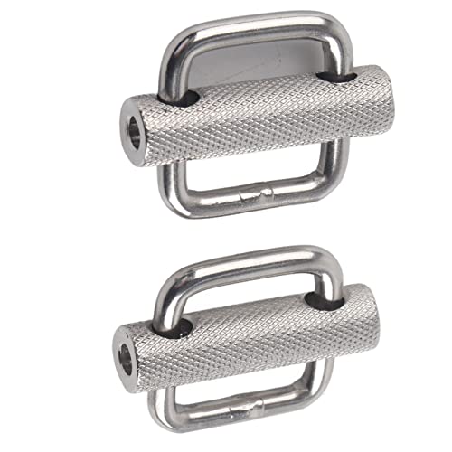 Verstellbare, Gerändelte Gürtelschnallen aus Edelstahl für den Täglichen Gebrauch (25mm) von Hyuduo