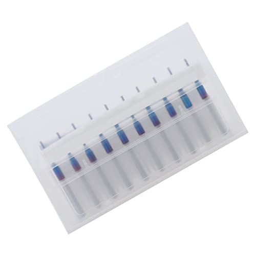 Vielseitiger 10pcs Carbide Router Schneiden Sie Bit Blue Mais Endmühle Gravur für PCB -CNC -Maschinen (1,0 mm) von Hyuduo