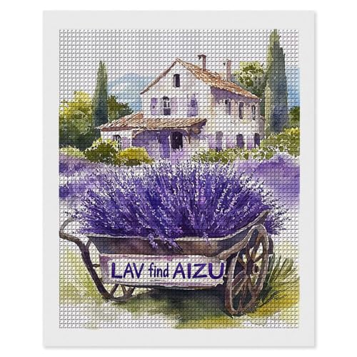 Diamond Painting Bauernhof Lavendel, 5D Diamant Painting Bilder, DIY Diamanten Malerei Erwachsene und Kinder, Gem Art Mosaikherstellung Bastelset für Haus Wand Dekoration Geschenke 80x110 cm e-573 Diamond Painting Bauernhof Lavendel, 5D Diamant Painting Bilder, DIY Diamanten Malerei Erwachsene und Kinder, Gem Art Mosaikherstellung Bastelset für Haus Wand Dekoration Geschenke 80x110 cm e-573 von Hyupuanj