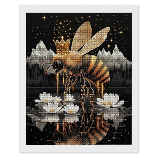 Diamond Painting Erwachsene Bienen, 5D Diamant Painting Bilder, DIY Diamanten Stickerei Mosaikherstellung Bastelset Geeignet Als Geschenk, Zur Entspannung und Als Home Wanddekorationen 35x50cm r-542 Diamond Painting Erwachsene Bienen, 5D Diamant Painting Bilder, DIY Diamanten Stickerei Mosaikherstellung Bastelset Geeignet Als Geschenk, Zur Entspannung und Als Home Wanddekorationen 35x50cm r-542 von Hyupuanj