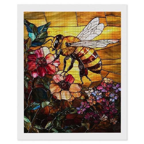 Diamond Painting Erwachsene Bienenblumen, 5D Diamant Painting Bilder, DIY Diamanten Stickerei Mosaikherstellung Bastelset Geeignet Als Geschenk, Entspannung und Als Home Wanddekorationen 20x30cm r-543 Diamond Painting Erwachsene Bienenblumen, 5D Diamant Painting Bilder, DIY Diamanten Stickerei Mosaikherstellung Bastelset Geeignet Als Geschenk, Entspannung und Als Home Wanddekorationen 20x30cm r-543 von Hyupuanj