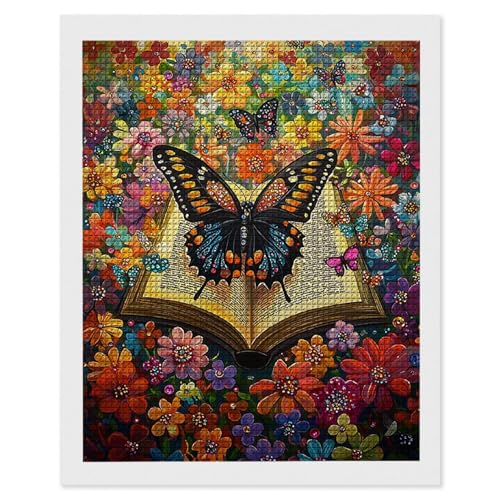 Diamond Painting Erwachsene Bücher Schmetterlinge, 5D Diamant Painting Bilder, DIY Diamanten Stickerei Mosaikherstellung Bastelset Geeignet Als Geschenk, Als Home Wanddekorationen 80x110cm r-687 Diamond Painting Erwachsene Bücher Schmetterlinge, 5D Diamant Painting Bilder, DIY Diamanten Stickerei Mosaikherstellung Bastelset Geeignet Als Geschenk, Als Home Wanddekorationen 80x110cm r-687 von Hyupuanj