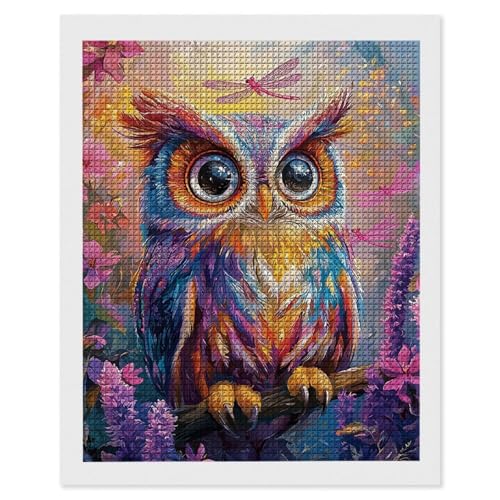 Diamond Painting Erwachsene Eulen Blumen, 5D Diamant Painting Bilder, DIY Diamanten Stickerei Mosaikherstellung Bastelset Geeignet Als Geschenk, Entspannung und Als Home Wanddekorationen 80x110cm r495 Diamond Painting Erwachsene Eulen Blumen, 5D Diamant Painting Bilder, DIY Diamanten Stickerei Mosaikherstellung Bastelset Geeignet Als Geschenk, Entspannung und Als Home Wanddekorationen 80x110cm r495 von Hyupuanj