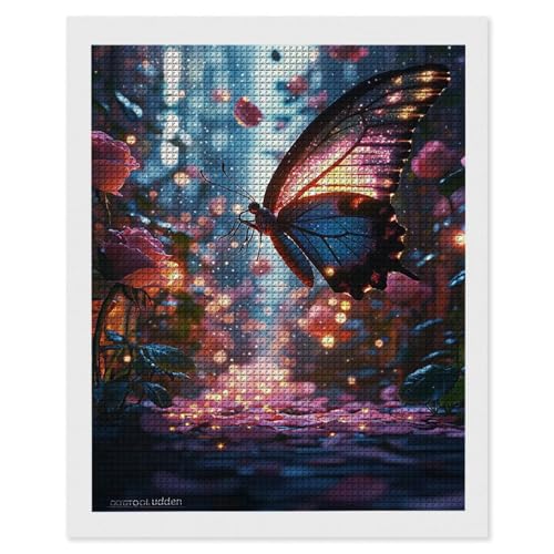 Diamond Painting Erwachsene Fantasy Schmetterlinge, 5D Diamant Painting Bilder, DIY Diamanten Stickerei Mosaikherstellung Bastelset Geeignet Als Geschenk, Als Home Wanddekorationen 35x50cm r-531 Diamond Painting Erwachsene Fantasy Schmetterlinge, 5D Diamant Painting Bilder, DIY Diamanten Stickerei Mosaikherstellung Bastelset Geeignet Als Geschenk, Als Home Wanddekorationen 35x50cm r-531 von Hyupuanj