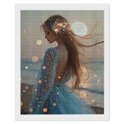 Diamond Painting Erwachsene Frau Mond, 5D Diamant Painting Bilder, DIY Diamanten Stickerei Mosaikherstellung Bastelset Geeignet Als Geschenk, Zur Entspannung und Als Home Wanddekorationen 60x80cm r595 Diamond Painting Erwachsene Frau Mond, 5D Diamant Painting Bilder, DIY Diamanten Stickerei Mosaikherstellung Bastelset Geeignet Als Geschenk, Zur Entspannung und Als Home Wanddekorationen 60x80cm r595 von Hyupuanj