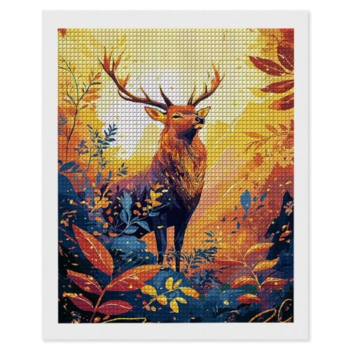 Diamond Painting Erwachsene Hirsch, 5D Diamant Painting Bilder, DIY Diamanten Stickerei Mosaikherstellung Bastelset Geeignet Als Geschenk, Zur Entspannung und Als Home Wanddekorationen 70x90cm r-539 Diamond Painting Erwachsene Hirsch, 5D Diamant Painting Bilder, DIY Diamanten Stickerei Mosaikherstellung Bastelset Geeignet Als Geschenk, Zur Entspannung und Als Home Wanddekorationen 70x90cm r-539 von Hyupuanj