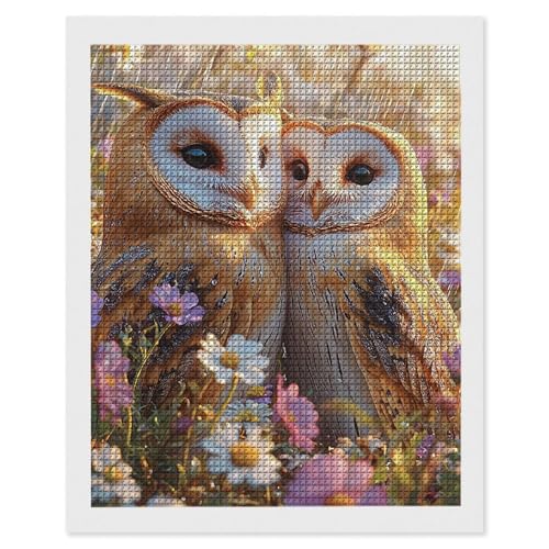 Diamond Painting Erwachsene Paar Eule, 5D Diamant Painting Bilder, DIY Diamanten Stickerei Mosaikherstellung Bastelset Geeignet Als Geschenk, Entspannung und Als Home Wanddekorationen 90x120cm r-622 Diamond Painting Erwachsene Paar Eule, 5D Diamant Painting Bilder, DIY Diamanten Stickerei Mosaikherstellung Bastelset Geeignet Als Geschenk, Entspannung und Als Home Wanddekorationen 90x120cm r-622 von Hyupuanj