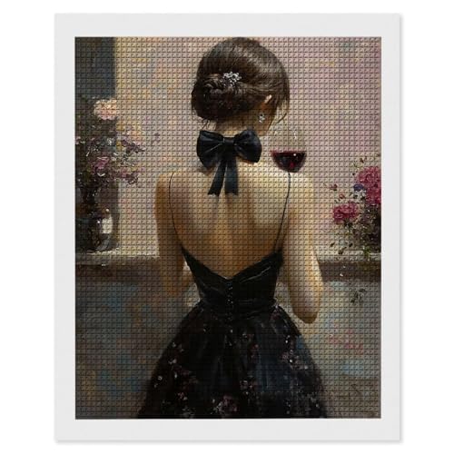 Diamond Painting Erwachsene Schöne Frauen, 5D Diamant Painting Bilder, DIY Diamanten Stickerei Mosaikherstellung Bastelset Geeignet Als Geschenk, Entspannung und Als Home Wanddekorationen 40x50cm r522 Diamond Painting Erwachsene Schöne Frauen, 5D Diamant Painting Bilder, DIY Diamanten Stickerei Mosaikherstellung Bastelset Geeignet Als Geschenk, Entspannung und Als Home Wanddekorationen 40x50cm r522 von Hyupuanj