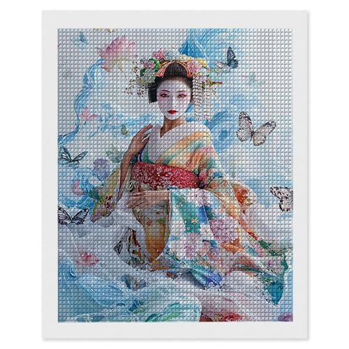 Diamond Painting Erwachsene Schöne Geisha, 5D Diamant Painting Bilder, DIY Diamanten Stickerei Mosaikherstellung Bastelset Geeignet Als Geschenk, Entspannung und Als Home Wanddekorationen 20x30cm r527 Diamond Painting Erwachsene Schöne Geisha, 5D Diamant Painting Bilder, DIY Diamanten Stickerei Mosaikherstellung Bastelset Geeignet Als Geschenk, Entspannung und Als Home Wanddekorationen 20x30cm r527 von Hyupuanj