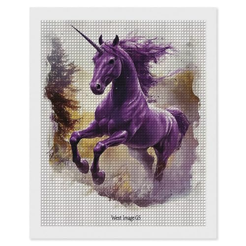 Diamond Painting Erwachsene Wald Einhorn, 5D Diamant Painting Bilder, DIY Diamanten Stickerei Mosaikherstellung Bastelset Geeignet Als Geschenk, Entspannung und Als Home Wanddekorationen 80x110cm r639 Diamond Painting Erwachsene Wald Einhorn, 5D Diamant Painting Bilder, DIY Diamanten Stickerei Mosaikherstellung Bastelset Geeignet Als Geschenk, Entspannung und Als Home Wanddekorationen 80x110cm r639 von Hyupuanj