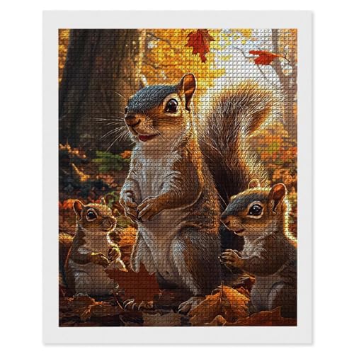 Diamond Painting Herbst Eichhörnchen, 5D Diamant Painting Bilder, DIY Diamanten Malerei Erwachsene und Kinder, Gem Art Mosaikherstellung Bastelset für Haus Wand Dekoration Geschenke 70x90 cm e-629 Diamond Painting Herbst Eichhörnchen, 5D Diamant Painting Bilder, DIY Diamanten Malerei Erwachsene und Kinder, Gem Art Mosaikherstellung Bastelset für Haus Wand Dekoration Geschenke 70x90 cm e-629 von Hyupuanj