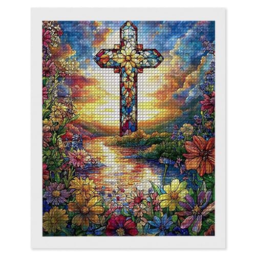 Diamond Painting Kreuz, 5D Diamant Painting Bilder, DIY Diamanten Malerei Erwachsene und Kinder, Gem Art Mosaikherstellung Bastelset für Weihnachts Haus Wand Dekoration Geschenke 80x110 cm e-685 Diamond Painting Kreuz, 5D Diamant Painting Bilder, DIY Diamanten Malerei Erwachsene und Kinder, Gem Art Mosaikherstellung Bastelset für Weihnachts Haus Wand Dekoration Geschenke 80x110 cm e-685 von Hyupuanj