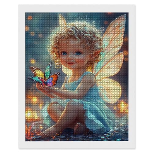 Diamond Painting Mädchen Schmetterlinge, 5D Diamant Painting Bilder, DIY Diamanten Malerei Erwachsene und Kinder, Gem Art Mosaikherstellung Bastelset für Haus Wand Dekoration Geschenke 40x50 cm e-585 Diamond Painting Mädchen Schmetterlinge, 5D Diamant Painting Bilder, DIY Diamanten Malerei Erwachsene und Kinder, Gem Art Mosaikherstellung Bastelset für Haus Wand Dekoration Geschenke 40x50 cm e-585 von Hyupuanj