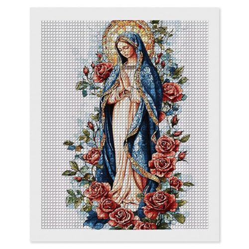 Diamond Painting Rose Jungfrau, 5D Diamant Painting Bilder, DIY Diamanten Malerei Erwachsene und Kinder, Gem Art Mosaikherstellung Bastelset für Weihnachts Haus Wand Dekoration Geschenke 35x50 cm e517 Diamond Painting Rose Jungfrau, 5D Diamant Painting Bilder, DIY Diamanten Malerei Erwachsene und Kinder, Gem Art Mosaikherstellung Bastelset für Weihnachts Haus Wand Dekoration Geschenke 35x50 cm e517 von Hyupuanj