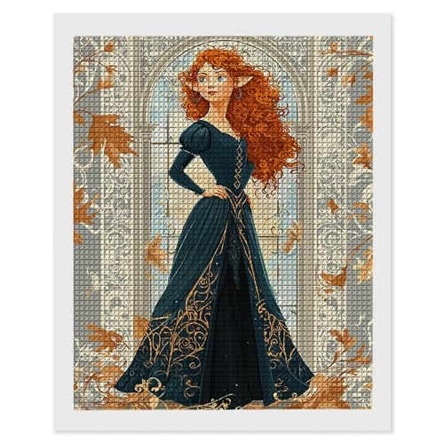 Diamond Painting Schöne Frauen, 5D Diamant Painting Bilder, DIY Diamanten Malerei Erwachsene und Kinder, Gem Art Mosaikherstellung Bastelset für Weihnachts Haus Wand Dekoration Geschenke 50x70 cm e525 von Hyupuanj