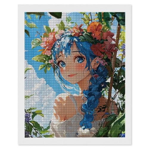 Diamond Painting Schöne Mädchen, 5D Diamant Painting Bilder, DIY Diamanten Malerei Erwachsene und Kinder, Gem Art Mosaikherstellung Bastelset für Weihnachts Haus Wand Dekoration Geschenke 50x70cm e609 Diamond Painting Schöne Mädchen, 5D Diamant Painting Bilder, DIY Diamanten Malerei Erwachsene und Kinder, Gem Art Mosaikherstellung Bastelset für Weihnachts Haus Wand Dekoration Geschenke 50x70cm e609 von Hyupuanj