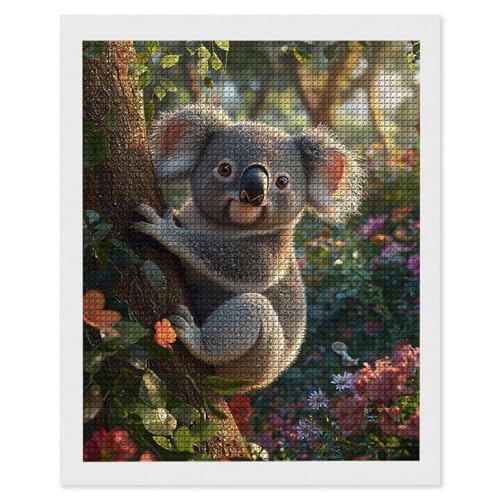 Diamond Painting Waldblick Koala, 5D Diamant Painting Bilder, DIY Diamanten Malerei Erwachsene und Kinder, Gem Art Mosaikherstellung Bastelset für Haus Wand Dekoration Geschenke 20x30 cm e-640 Diamond Painting Waldblick Koala, 5D Diamant Painting Bilder, DIY Diamanten Malerei Erwachsene und Kinder, Gem Art Mosaikherstellung Bastelset für Haus Wand Dekoration Geschenke 20x30 cm e-640 von Hyupuanj