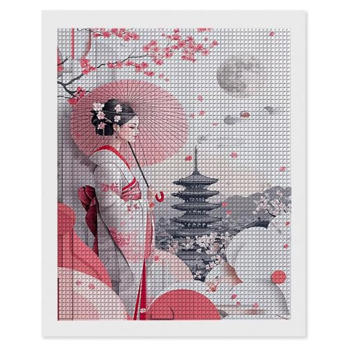 Hyupuanj Diamond Painting Erwachsene Japanische Geisha, 5D Diamant Painting Bilder, DIY Diamanten Stickerei Mosaikherstellung Bastelset Geeignet Als Geschenk, Als Home Wanddekorationen 80x110cm r-634 Hyupuanj Diamond Painting Erwachsene Japanische Geisha, 5D Diamant Painting Bilder, DIY Diamanten Stickerei Mosaikherstellung Bastelset Geeignet Als Geschenk, Als Home Wanddekorationen 80x110cm r-634 von Hyupuanj