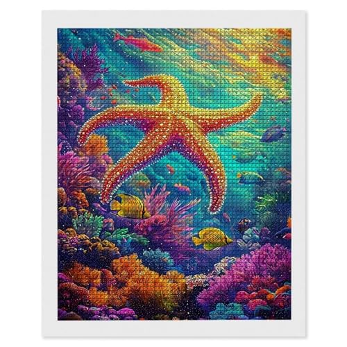 Hyupuanj Diamond Painting Erwachsene Korallen Seesterne, 5D Diamant Painting Bilder, DIY Diamanten Stickerei Mosaikherstellung Bastelset Geeignet Als Geschenk, Als Home Wanddekorationen 35x50cm r-663 Hyupuanj Diamond Painting Erwachsene Korallen Seesterne, 5D Diamant Painting Bilder, DIY Diamanten Stickerei Mosaikherstellung Bastelset Geeignet Als Geschenk, Als Home Wanddekorationen 35x50cm r-663 von Hyupuanj