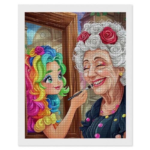 Hyupuanj Diamond Painting Erwachsene Mädchen Alte Paare, 5D Diamant Painting Bilder, DIY Diamanten Stickerei Mosaikherstellung Bastelset Geeignet Als Geschenk, Als Home Wanddekorationen 35x50cm r-578 Hyupuanj Diamond Painting Erwachsene Mädchen Alte Paare, 5D Diamant Painting Bilder, DIY Diamanten Stickerei Mosaikherstellung Bastelset Geeignet Als Geschenk, Als Home Wanddekorationen 35x50cm r-578 von Hyupuanj