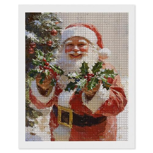 Hyupuanj Diamond Painting Erwachsene Weihnachtsmann, 5D Diamant Painting Bilder, DIY Diamanten Stickerei Mosaikherstellung Bastelset Geeignet Als Geschenk, Als Home Wanddekorationen 35x50cm r-670 Hyupuanj Diamond Painting Erwachsene Weihnachtsmann, 5D Diamant Painting Bilder, DIY Diamanten Stickerei Mosaikherstellung Bastelset Geeignet Als Geschenk, Als Home Wanddekorationen 35x50cm r-670 von Hyupuanj