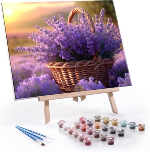 Malen Nach Zahlen Erwachsene Lavendel - Malen Nach Zahlen für Kinder AnfäNger, Knitterfreie Leinwand, Pinsels Und Acrylfarbe - ohne Rand DIY Handgemalt öLgemäLde Kit Als Geschenk 30x40 cm L-890 Malen Nach Zahlen Erwachsene Lavendel - Malen Nach Zahlen für Kinder AnfäNger, Knitterfreie Leinwand, Pinsels Und Acrylfarbe - ohne Rand DIY Handgemalt öLgemäLde Kit Als Geschenk 30x40 cm L-890 von Hyupuanj
