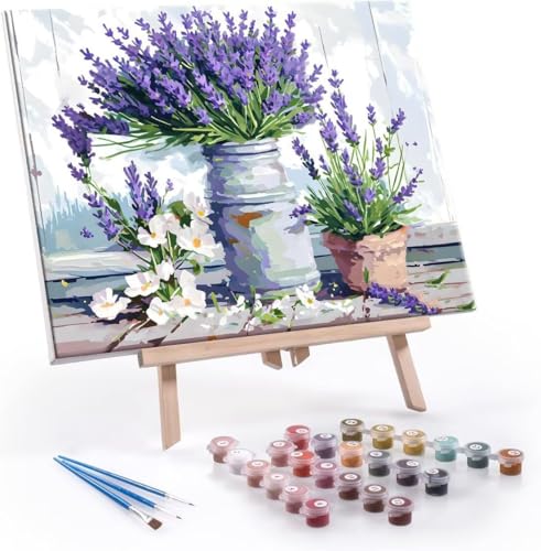 Malen nach Zahlen Kinder ab 7 8 9 10 Jahre, Lavendel Blumen Malen nach Zahlen Erwachsene Jugendliche Malen-Nach-Zahlen Kinder Teenager für Mädchen Geschenkideen Malen nach Zahlen 30x40 cm z-891 Malen nach Zahlen Kinder ab 7 8 9 10 Jahre, Lavendel Blumen Malen nach Zahlen Erwachsene Jugendliche Malen-Nach-Zahlen Kinder Teenager für Mädchen Geschenkideen Malen nach Zahlen 30x40 cm z-891 von Hyupuanj
