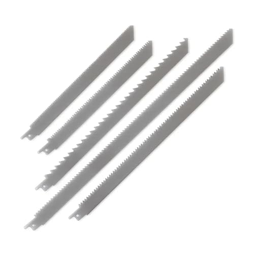 Säbelsägeblatt aus Edelstahl für schnelles Schneiden von Holz, Metall, gefrorenem Fleisch/Knochen, 225 mm/300 mm/400 mm (F) von Hyuwdai
