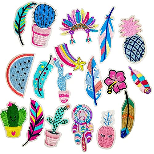 18 Stück Bügelflicken Patches zum Aufbügeln Niedlich zum Aufnähen Bügelaufkleber Bügelpatches Erwachsene und Kinder Pflanzen Obst Cartoon Denim Patches Jeans Kleidung Reparatursatz für DIY Taschen 18 Stück Bügelflicken Patches zum Aufbügeln Niedlich zum Aufnähen Bügelaufkleber Bügelpatches Erwachsene und Kinder Pflanzen Obst Cartoon Denim Patches Jeans Kleidung Reparatursatz für DIY Taschen von Hyxodjy