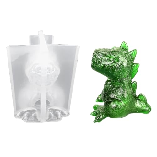 HyzaPhix Dinosaurier Harzform, Dino Silikonformen für Epoxidharz, 3D Tierform Silikon Kerzenform Kerzen Selber Machen Set für DIY Kunsthandwerk Home Dekoration HyzaPhix Dinosaurier Harzform, Dino Silikonformen für Epoxidharz, 3D Tierform Silikon Kerzenform Kerzen Selber Machen Set für DIY Kunsthandwerk Home Dekoration von HyzaPhix