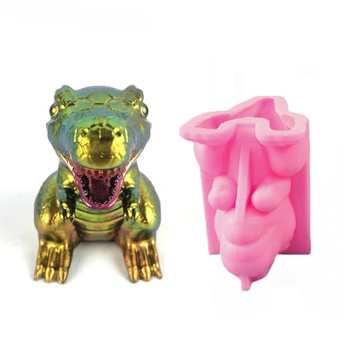 HyzaPhix Epoxidharz Formen Dinosaurier,Resin Silikonform Tiere 3D Dino Gießform Tier Kerzenform Dinosaur Silicone Mold für Schokolade, Seife, Sojawachs Kerzen HyzaPhix Epoxidharz Formen Dinosaurier,Resin Silikonform Tiere 3D Dino Gießform Tier Kerzenform Dinosaur Silicone Mold für Schokolade, Seife, Sojawachs Kerzen von HyzaPhix